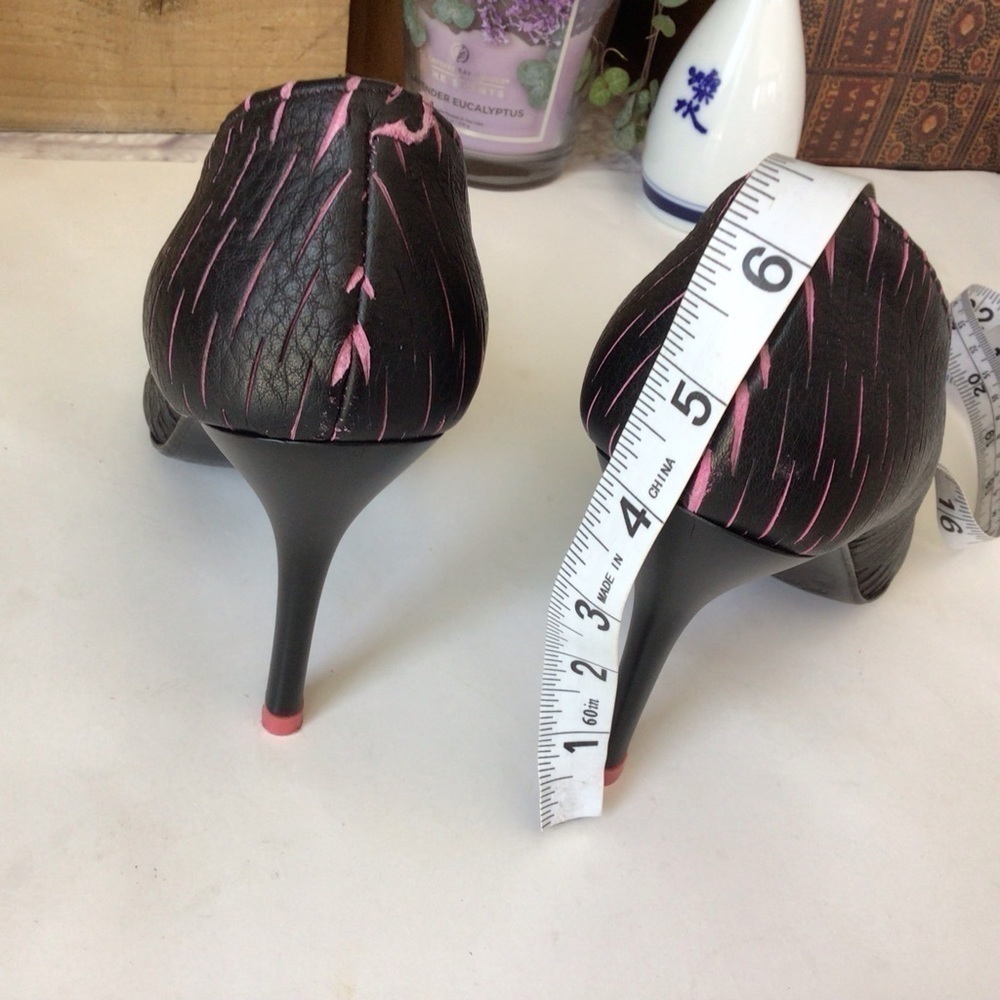 Paloma Barcelo Black Pink Heels - Picture 8 of 10